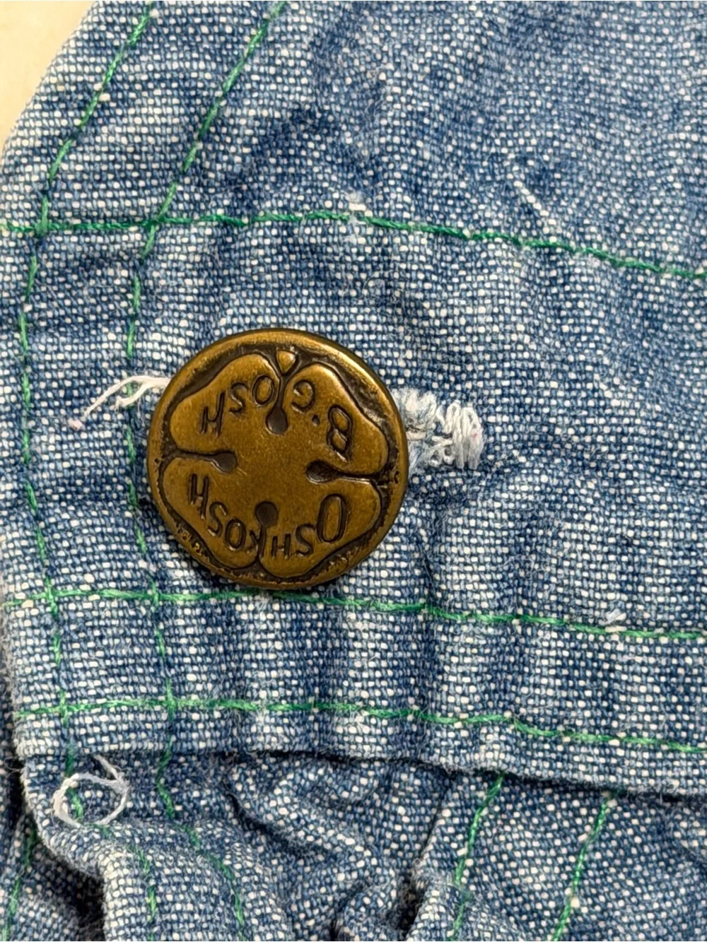 Vintage Oshkosh baby short overalls 100% Cotton
